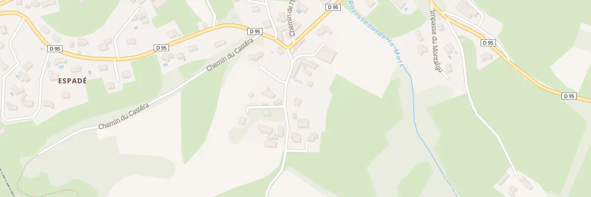 Plan du 13 Che de Lasserre à Julos