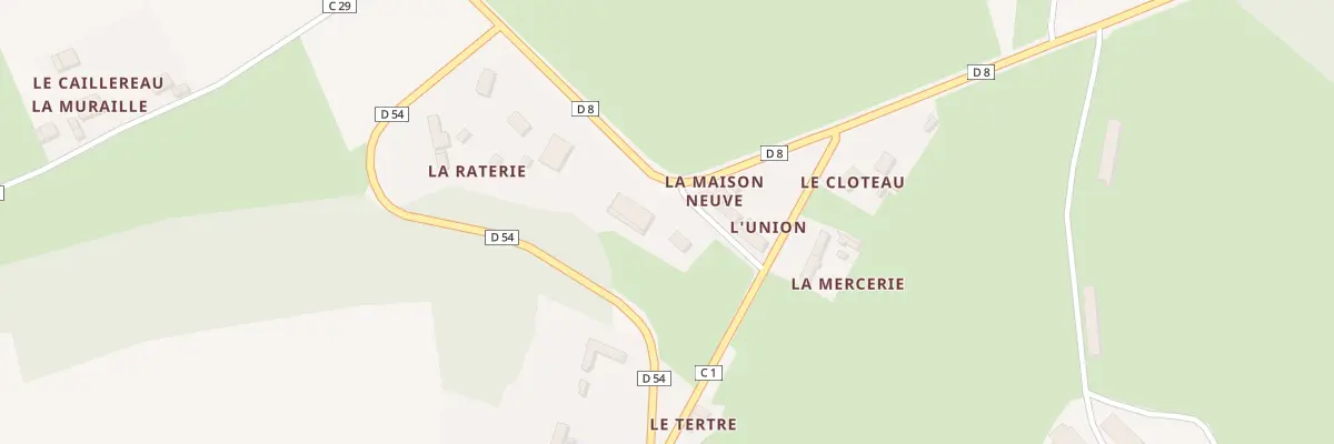 Plan du 5202 L’Union à Courcelles-la-Forêt