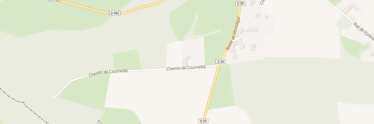 Plan du 6 Chem du Courneille à Lahitte-Toupière