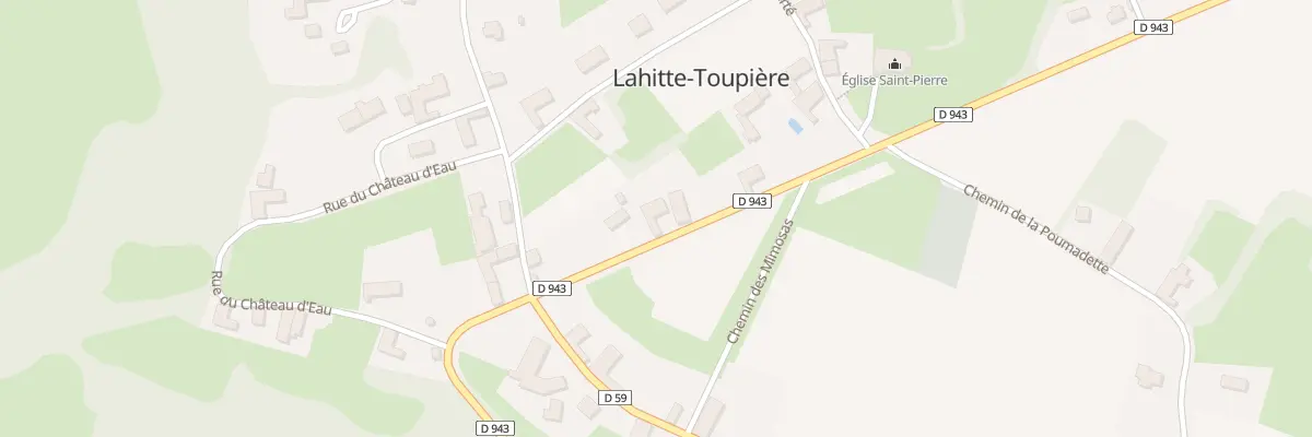 Plan du 50 Rte de Maubourguet à Lahitte-Toupière