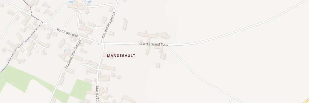 Plan du 5259 Rue du Grand Puits Mandegault à Melleran
