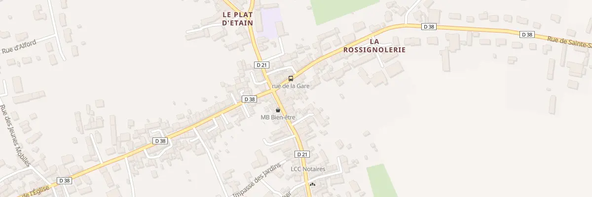 Plan du 2B Rue de la Gare à Conlie