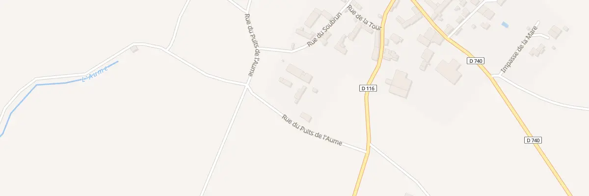 Plan du 2 Rue du Puits de l’Aume à Valdelaume