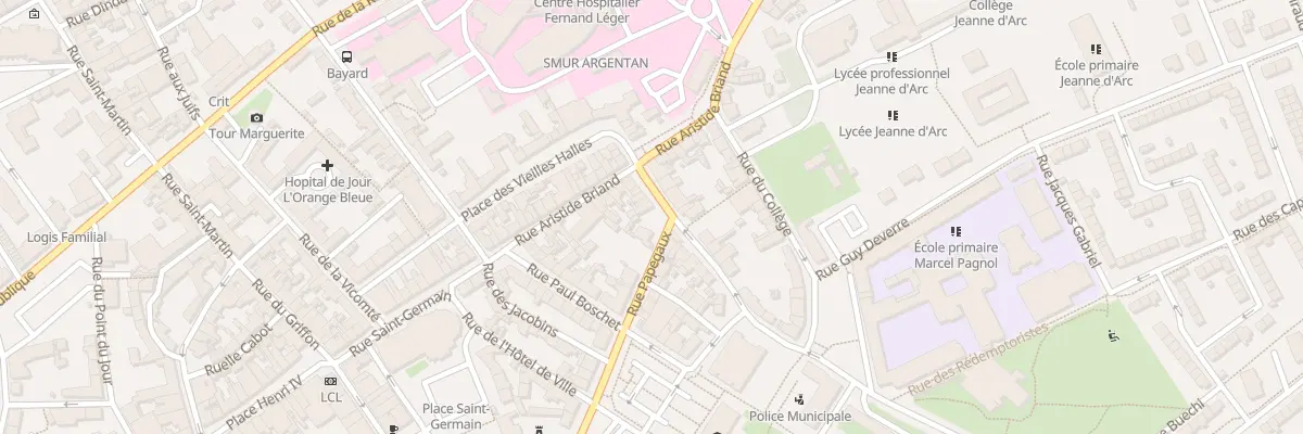 Plan du 15 Rue Ferdinand Buisson à Argentan