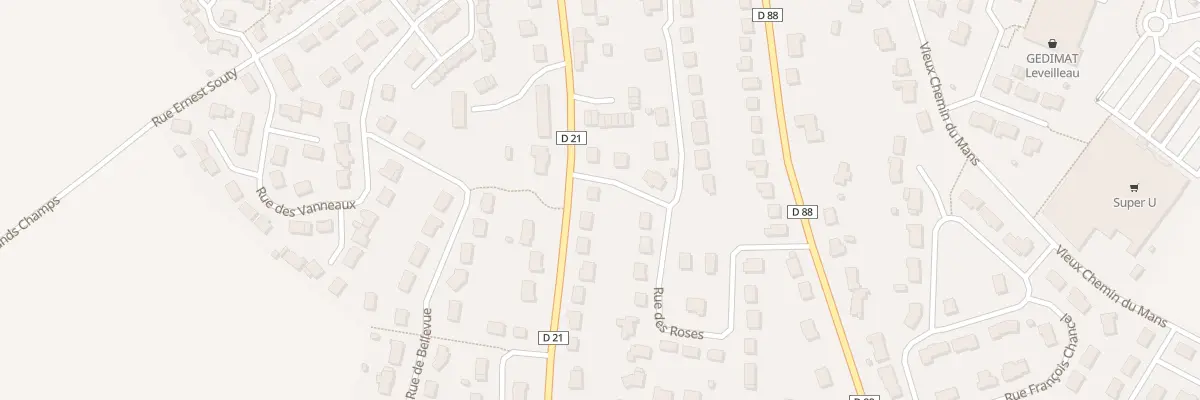 Plan du 39 Rue de Neuvy à Conlie