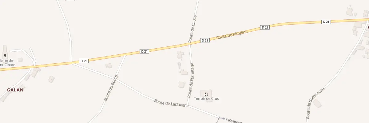 Plan du 32 Au Bas de Puyfromage à Saint-Cibard