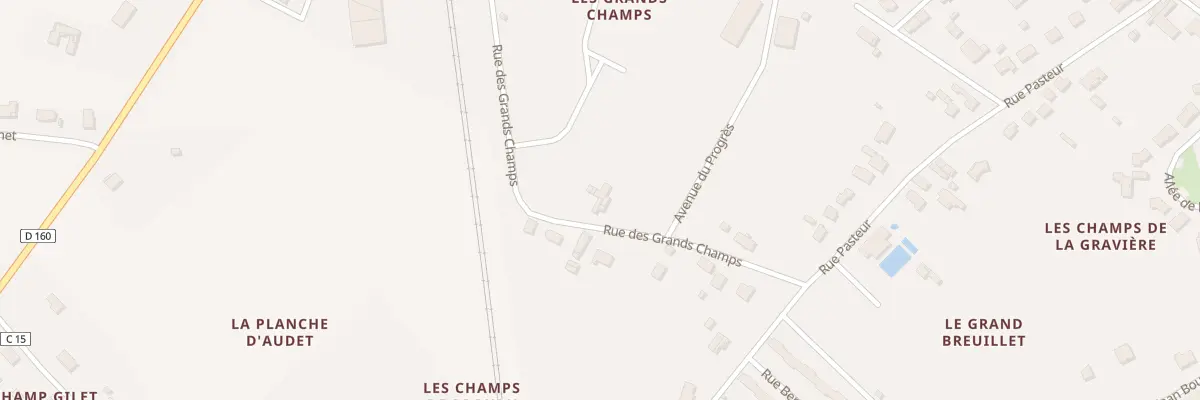 Plan du 11 Rue des Grands Champs à Saint-Aigulin