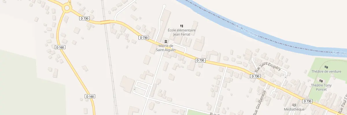 Plan du 4B Rue Victor Hugo à Saint-Aigulin