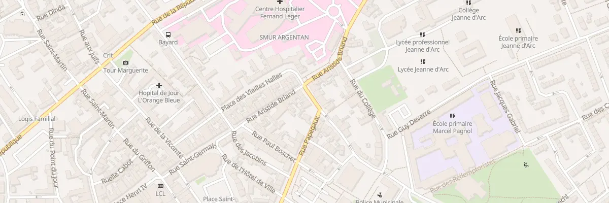 Plan du 17 Rue Ferdinand Buisson à Argentan