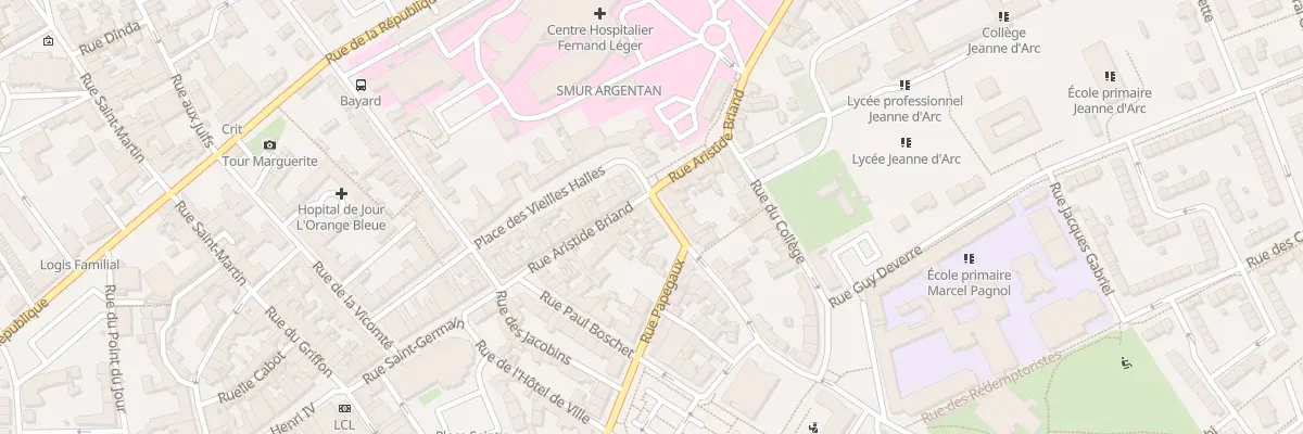 Plan du 19 Rue Ferdinand Buisson à Argentan