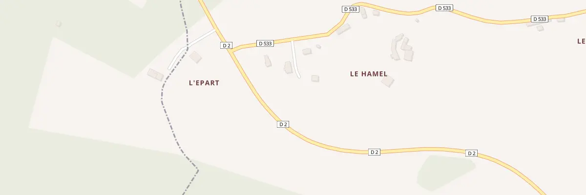 Plan du 21 Le Hamel à Saint-Nicolas-des-Bois