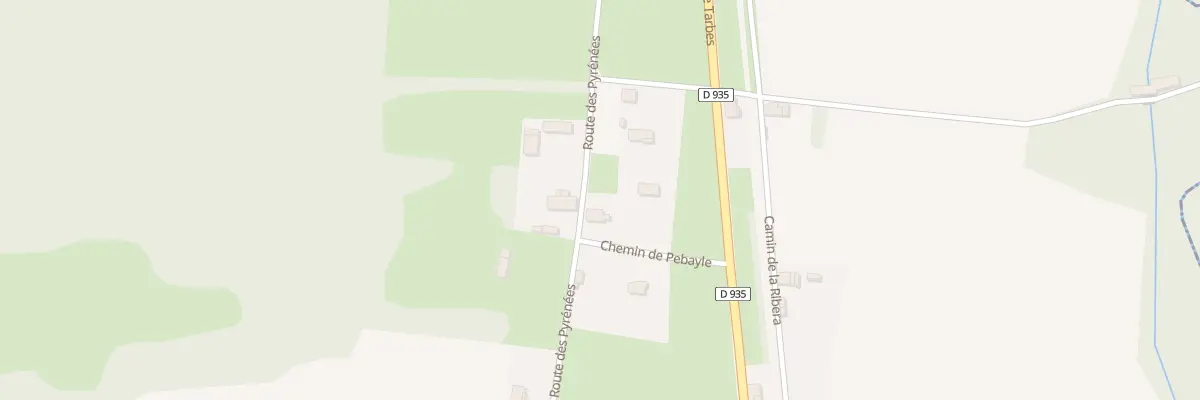 Plan du 6 Rte des Pyrénées à Soublecause