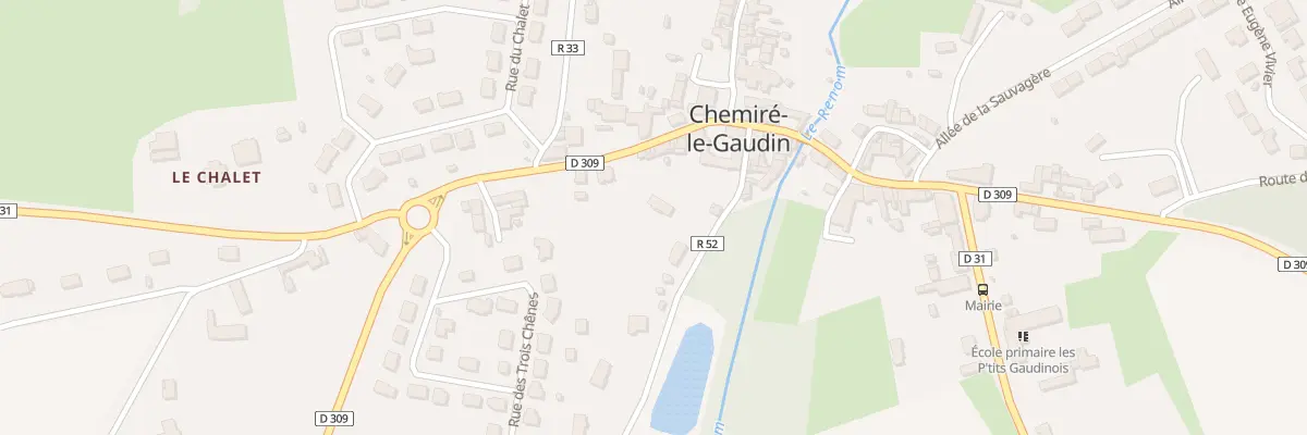 Plan du 43B Rue du Renom à Chemiré-le-Gaudin