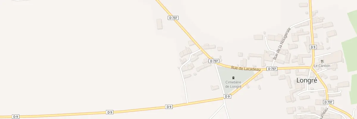 Plan du 3 Rue de Lacadeau à Longré