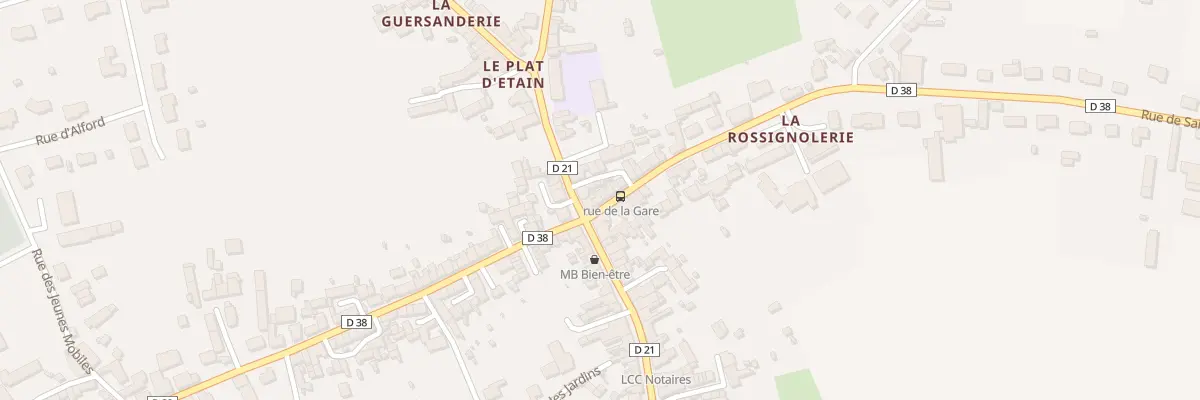 Plan du 1 Rue de la Gare à Conlie