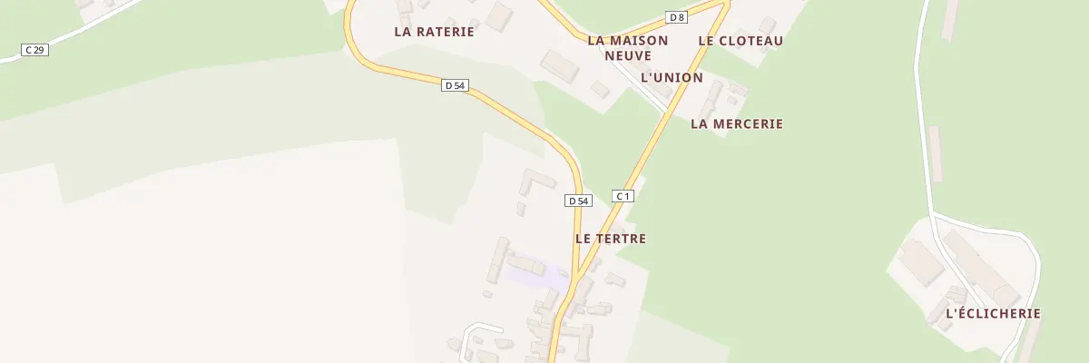 Plan du 59 Rue du Bourg Fleuri à Courcelles-la-Forêt