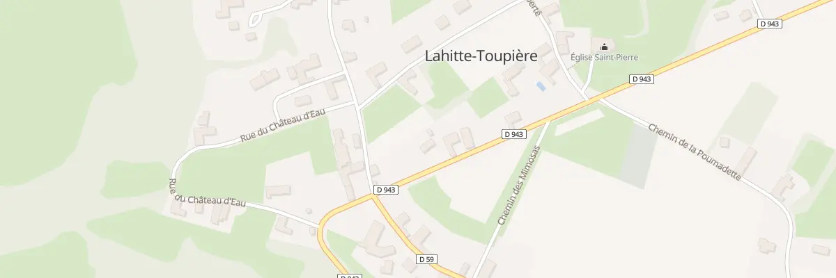 Plan du 54 Rte de Maubourguet à Lahitte-Toupière