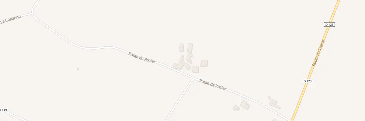 Plan du 7 Rozier Nord à Tayac