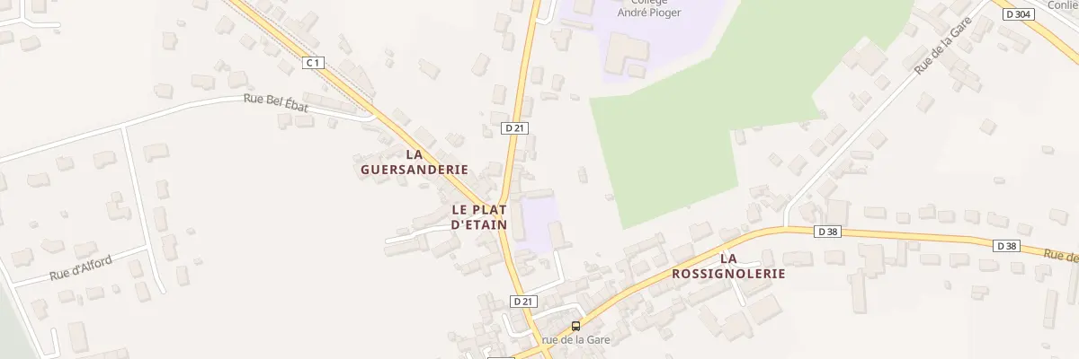 Plan du 4 Rue de Neuvillalais à Conlie