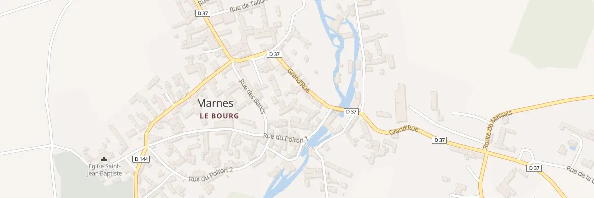 Plan du 7 Rue Grand Rue à Marnes