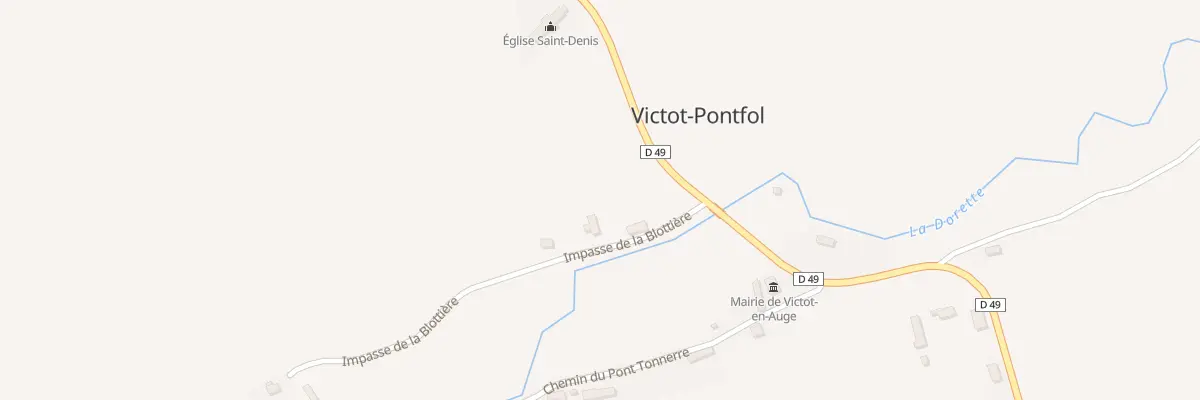 Plan du 1243 Rte de Cabourg à Victot-en-Auge