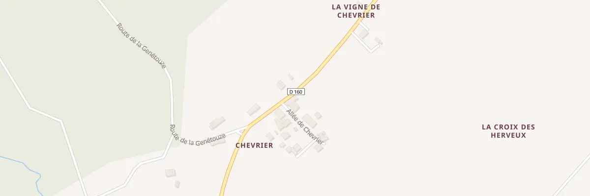 Plan du 5557 Chevrier Sud à Saint-Aigulin
