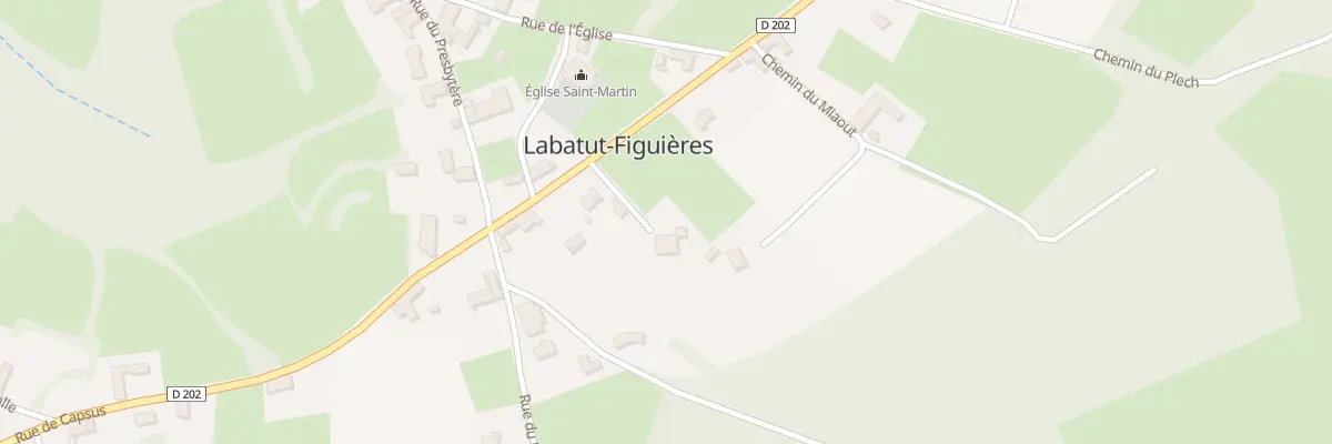 Plan du 6 Rue des Forges à Labatut-Figuières