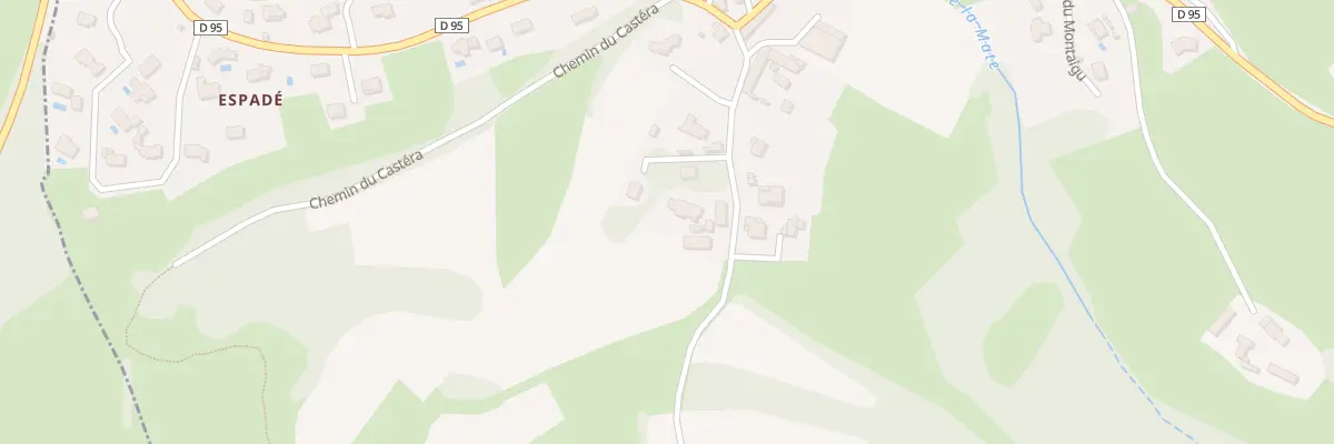 Plan du 6 Che de Lasserre à Julos