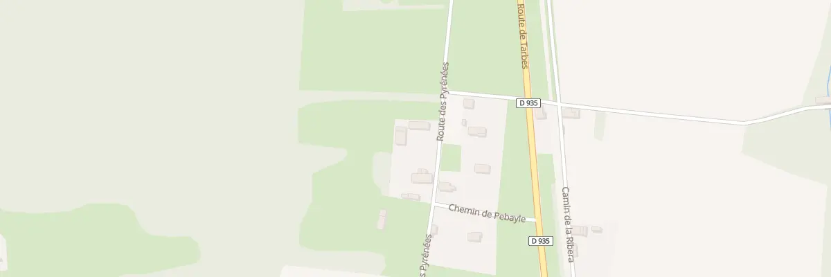 Plan du 23 Rte des Pyrénées à Soublecause