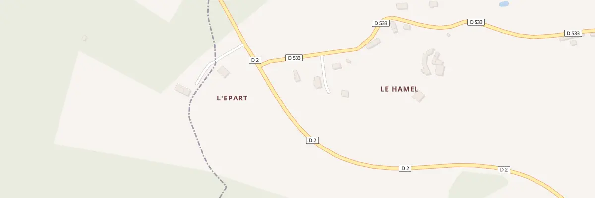 Plan du 113 Le Hamel à Saint-Nicolas-des-Bois