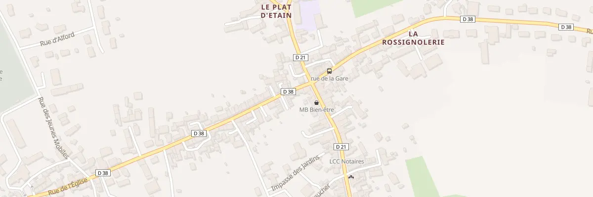 Plan du 3 Rue de L Eglise à Conlie