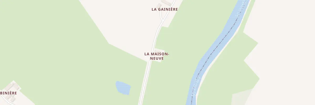 Plan du 2 La Maisonneuve à Sougé-le-Ganelon