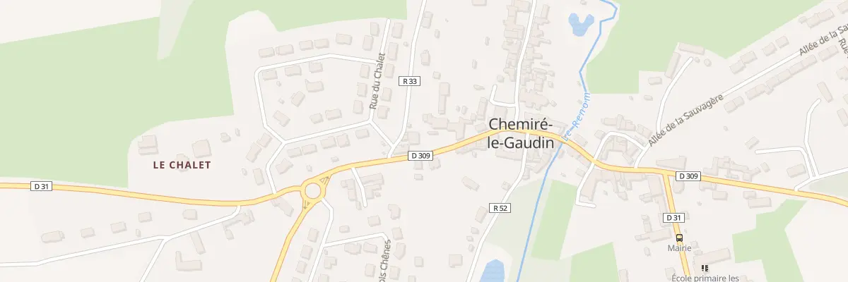 Plan du 36 Rue du Renom à Chemiré-le-Gaudin