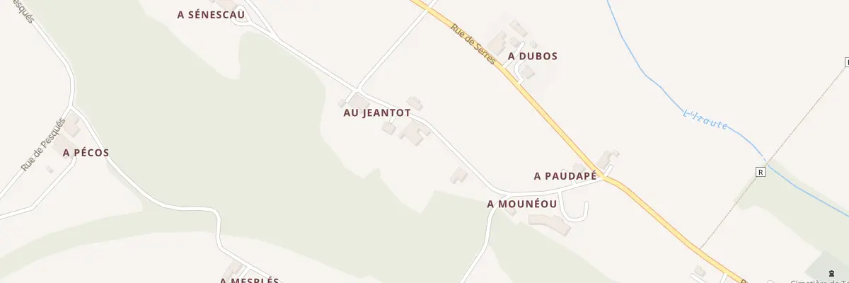 Plan du 105 Rue du Coteau à Termes-d’Armagnac