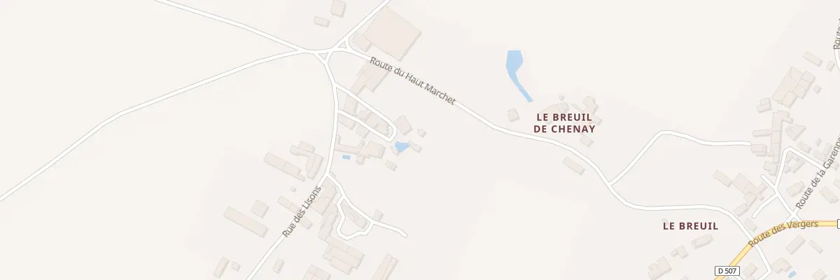 Plan du 1 Rue du Saule à Chenay