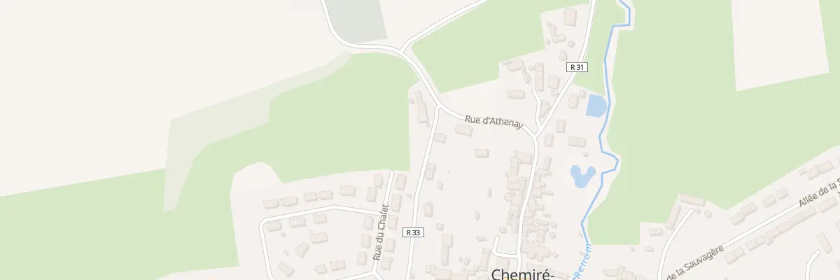 Plan du 23 Rue D Athenay à Chemiré-le-Gaudin