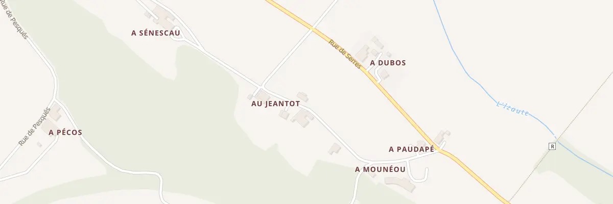 Plan du 5587 A Grillon à Termes-d’Armagnac