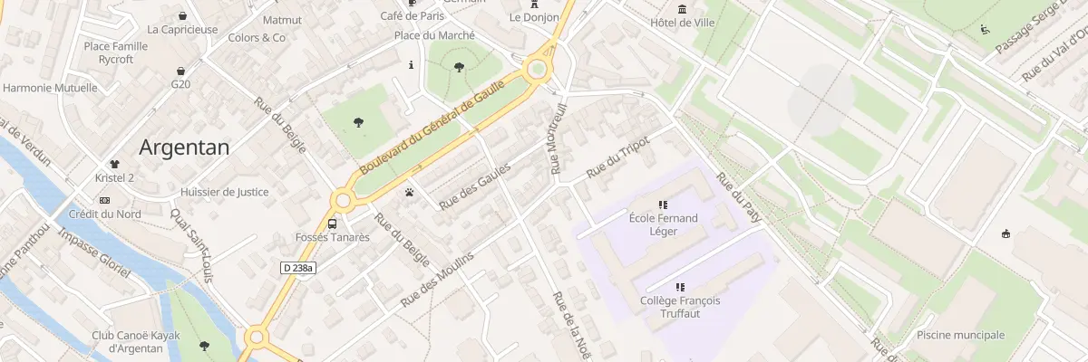 Plan du 1 Rue Montreuil à Argentan