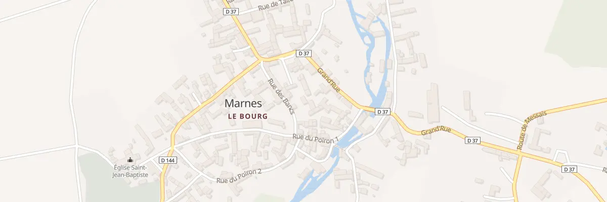 Plan du 3 Rue des Bancs à Marnes