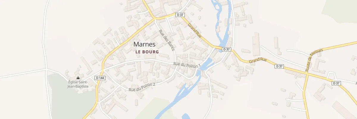 Plan du 5 Rue des Bancs à Marnes