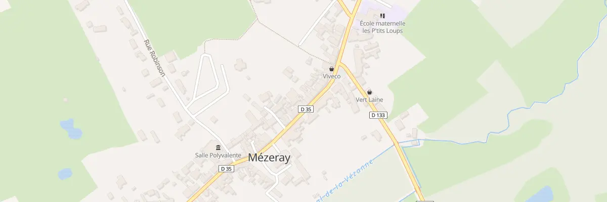 Plan du 33 Rue Principale à Mézeray
