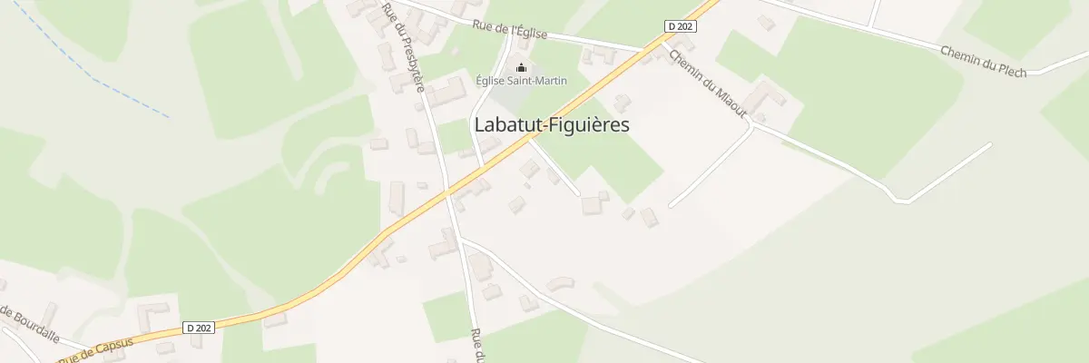 Plan du 4 Rue des Forges à Labatut-Figuières