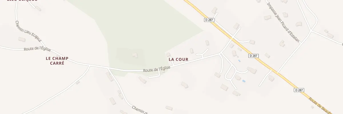 Plan du 5026 La Cour à Saint-Léger-Dubosq