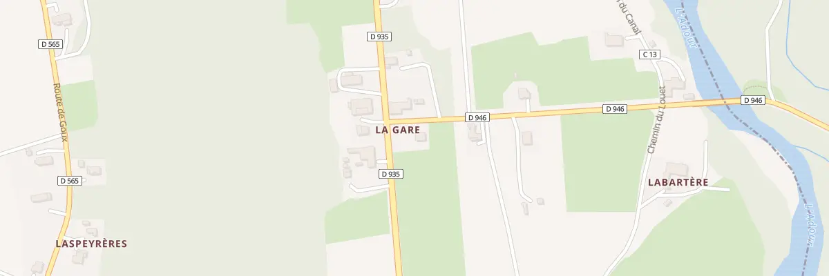 Plan du 2 Rte de Plaisance à Castelnau-Rivière-Basse