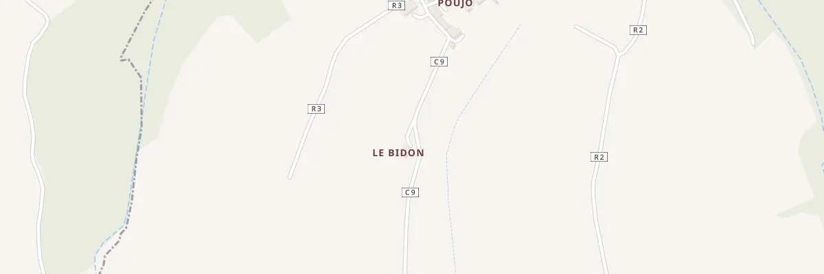 Plan du 5011A Le Bidon à Bourrouillan