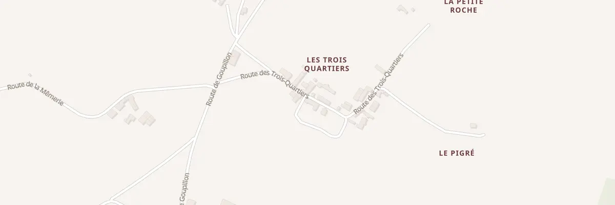 Plan du 16 Rte des Trois Quartiers à Neuillé