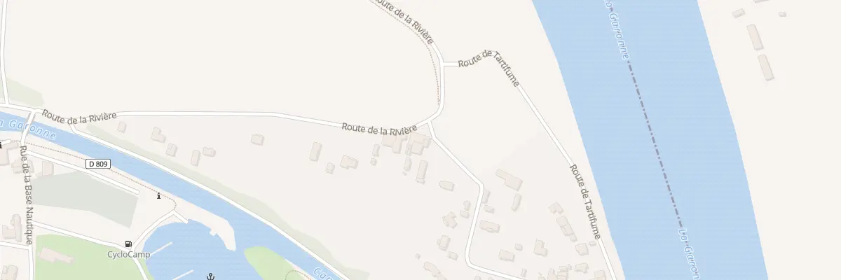 Plan du 502 Rte de la Rivière à Fontet