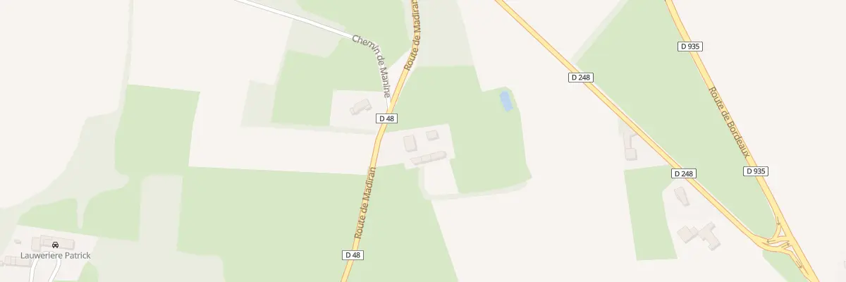 Plan du 11 Rte de Madiran à Hagedet