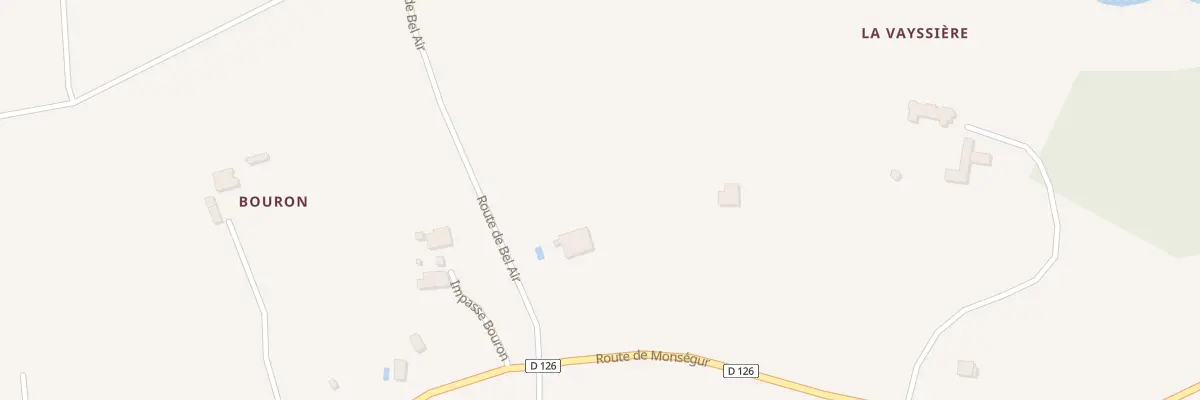 Plan du 5 Lavayssiere à Loubens