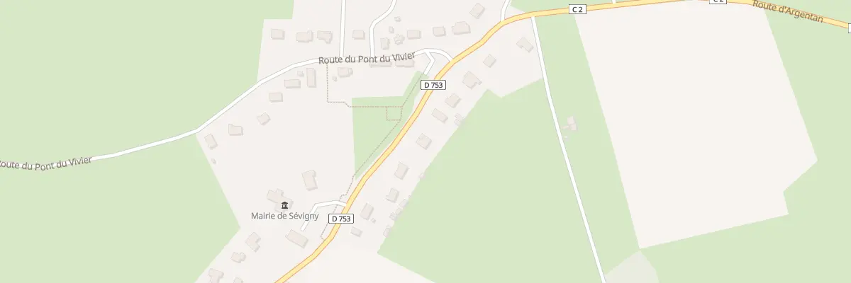 Plan du 9 Rte d’Argentan à Sévigny